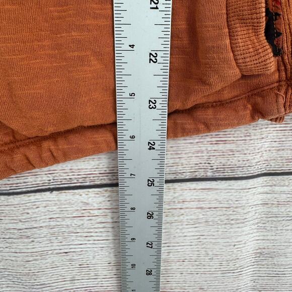 Saturday Sunday Anthropologie Cowl Neck Snap Down Shacket Womens Large Rust - Picture 10 of 10